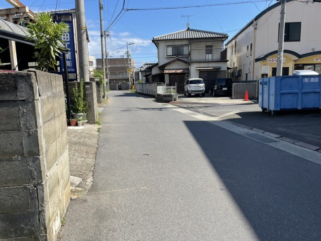 木太町　売土地の前面道路含む現地写真