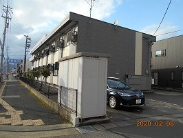 レオパレス重藤の外観|落ち着いた雰囲気の外観です