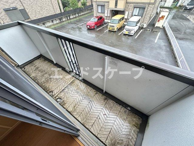 クローバーハイツ　Ｂのバルコニー|高崎、前橋のお部屋探しはエンドスケープまで！お客様の理想お聞かせ下さい♪