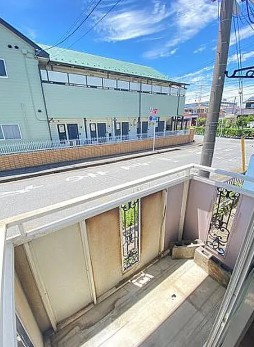 パークサイド池田Ｂのバルコニー