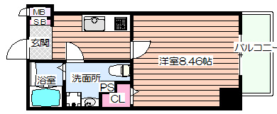 【間取り】 | R SQUARE 東天満