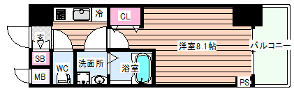 【間取り】 | レオンコンフォート本町東
