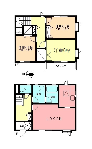 エーデルハイツIIの間取り