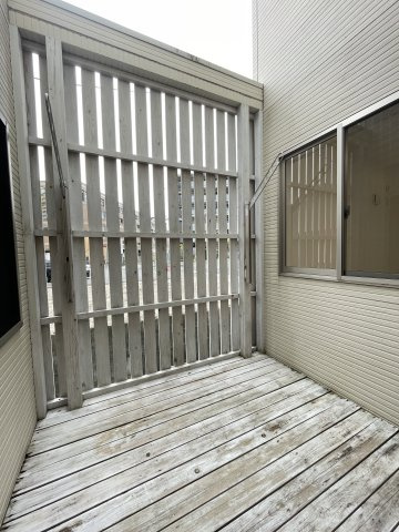 福浜戸建のバルコニー