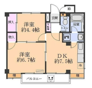 【間取り】 | パティオ桔梗 | 間取りです。