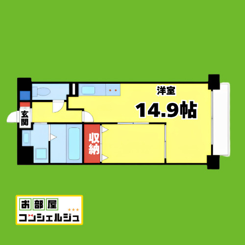 セレブランド堀田駅前の間取り