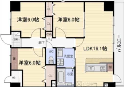 【間取り】 | ノーブル徳川