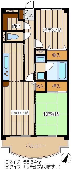 ヴィラ　カターラの間取り