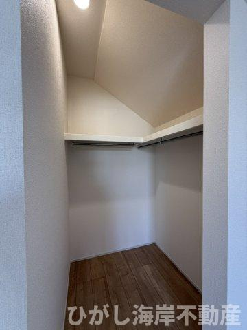 茅ヶ崎市高田2丁目　新築戸建　の収納|ウォークインクローゼット