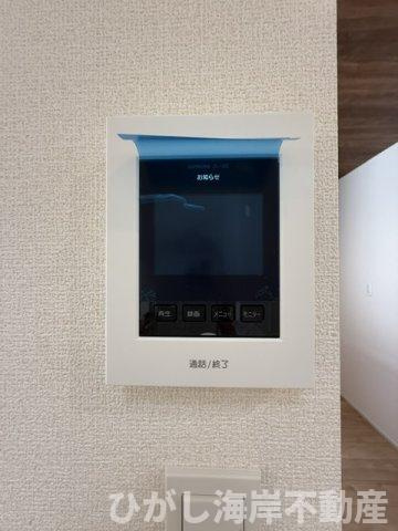茅ヶ崎市高田2丁目　新築戸建　のセキュリティ|TVモニター付きインターフォン