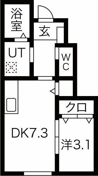 Allegio さくら通りの間取り
