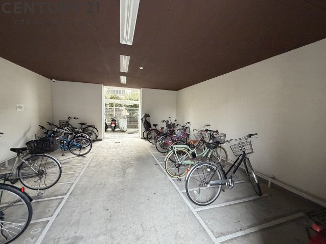 自転車置き場あります！