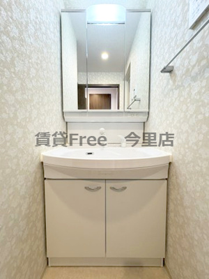 【独立洗面台】 | Luxe玉造南　仲介手数料無料