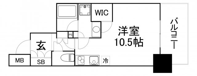 【間取り】 | ザ・パークハビオ堂島