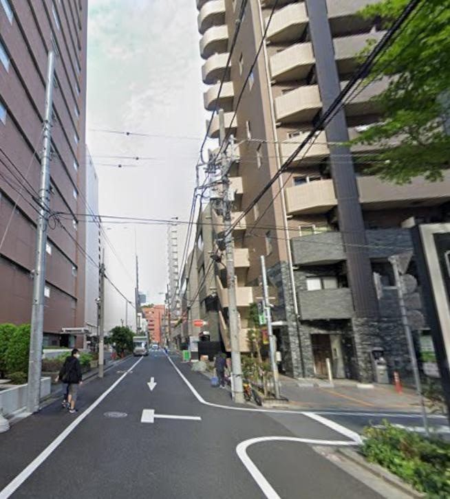 港区西新橋３丁目の事務所の周辺