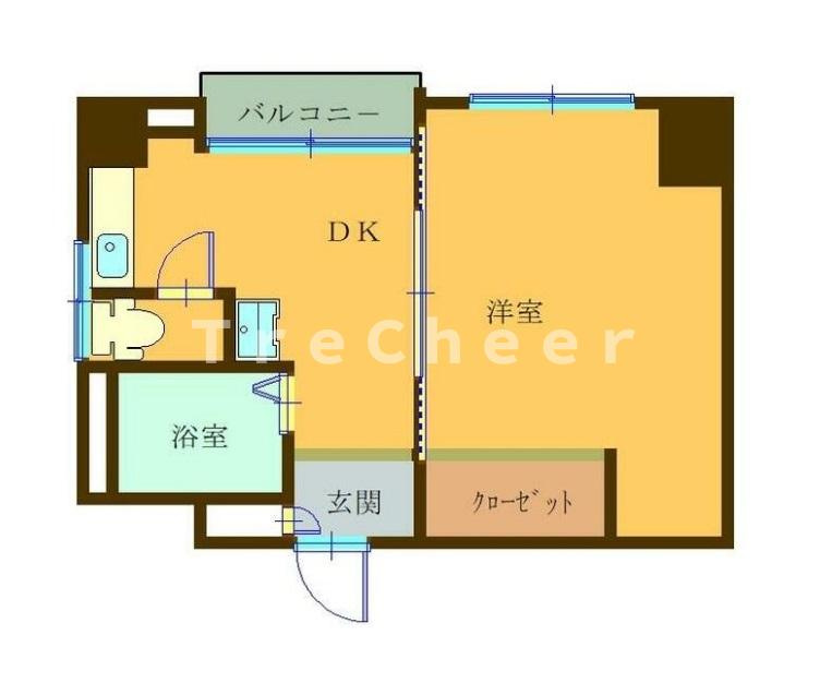 チサンマンション板橋の間取り