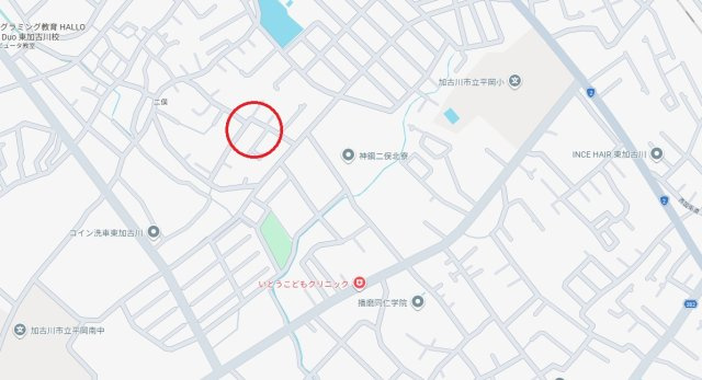 加古川市平岡町二俣　　JR「東加古川駅」徒歩15分の地図