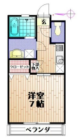 草加市旭町６丁目のアパート