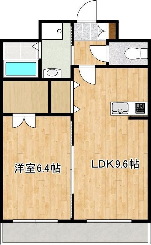 リベルテ御領の間取り