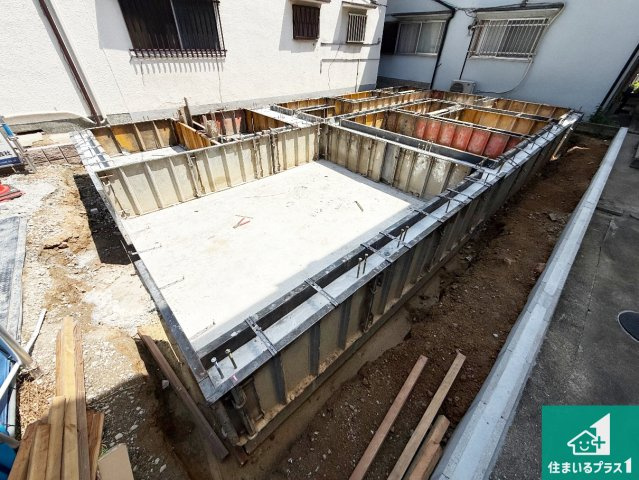 羽曳野市西浦　第3期　新築一戸建ての外観|現在の進捗状況です！順調に作業進行中、完成が待ち遠しいです！詳細の間取り等、お気軽にお問い合わせください！