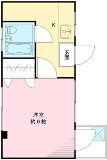 【間取り】 | コーポ清水 | 間取りです。