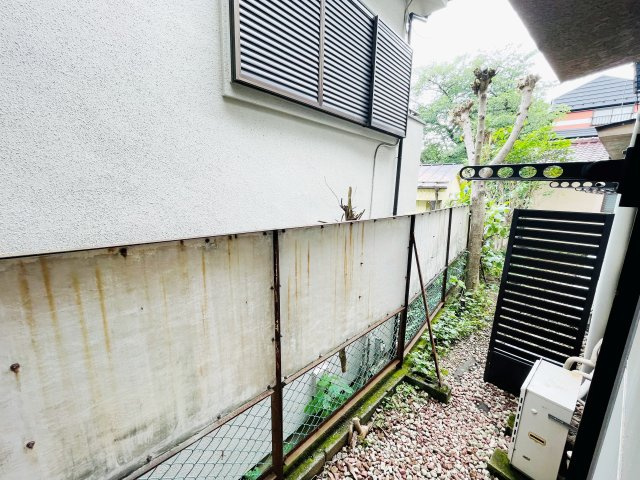 コーポオリエントのバルコニー