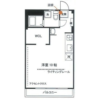 【間取り】 | ベルクレール新宿 | 間取りです。