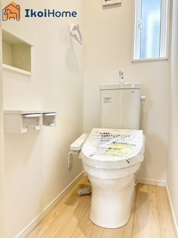 神戸市西区池上第4　新築戸建 全4棟 2号棟のトイレ|【ホームページに現地動画掲載中】●年中無休：当日予約可●トイレが2か所あるので夜中も安心です