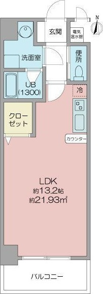 アヴニール白壁の間取り