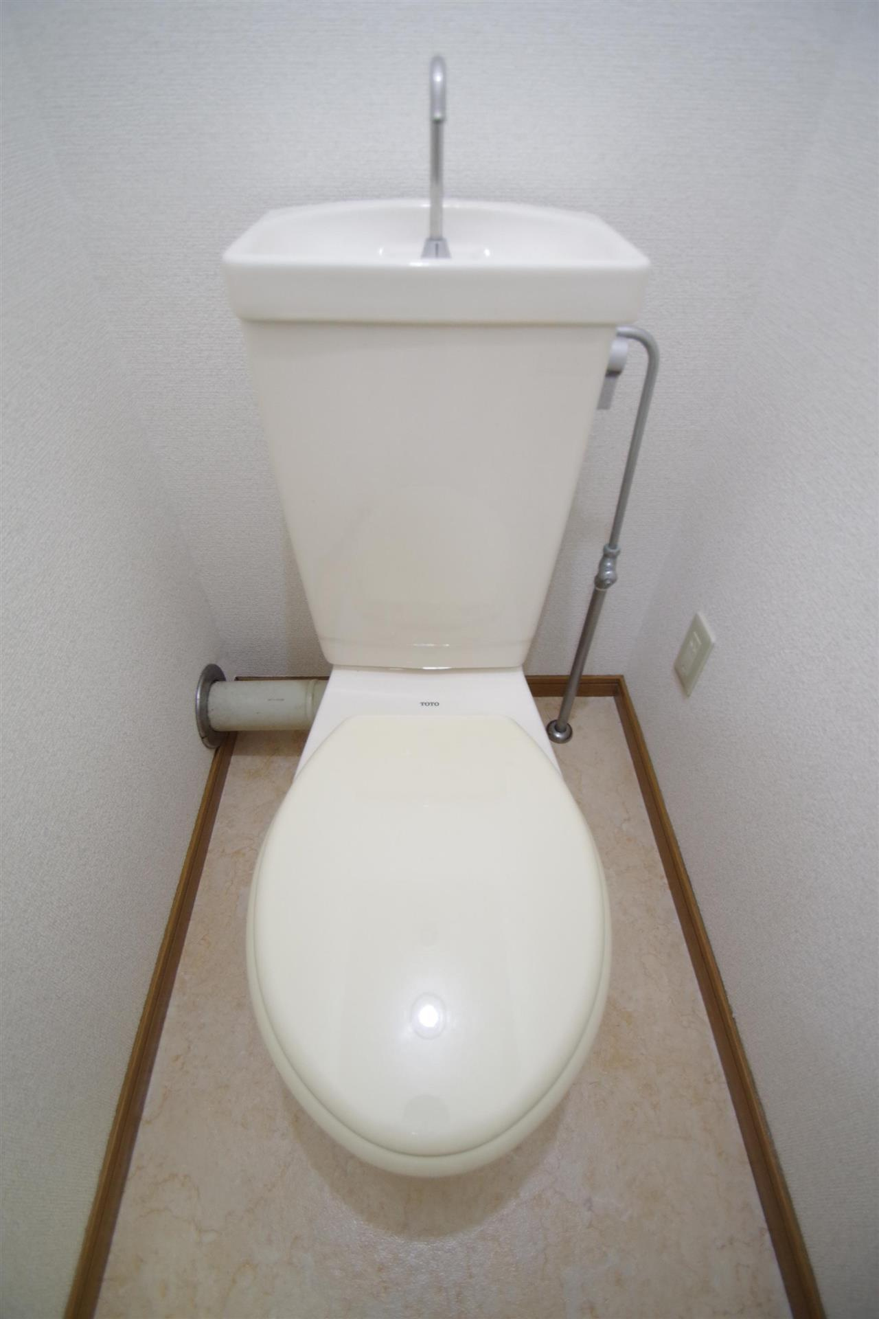 熊本市中央区新屋敷２丁目の賃貸マンションのトイレ