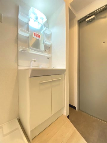 熊本市中央区新屋敷２丁目の賃貸マンションの独立洗面台