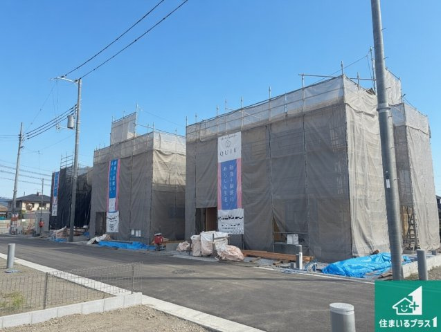 和歌山市新庄　第4期　新築一戸建ての外観|周辺は落ち着いた街並みの住宅地！子育てがしやすい住環境です！まだ未完成ですが、現地でしかわからない事もございます。是非一度ご覧ください。