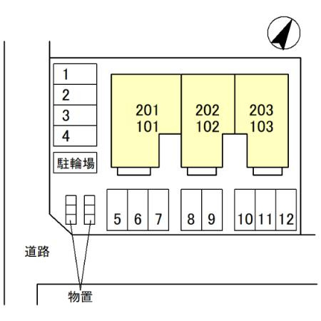 ＷＩＬＬ ＨＯＵＳＥの区画図