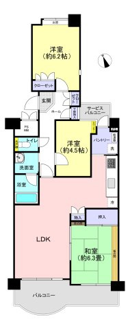 パークハイツ鶴見の間取り