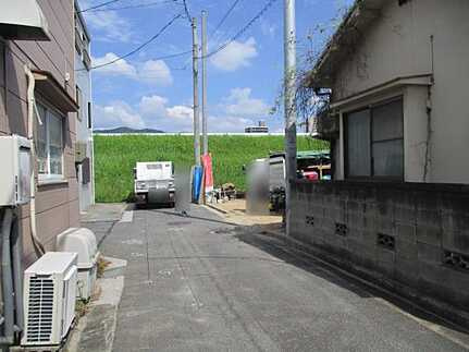 西区福島町２丁目の前面道路含む現地写真