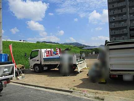 西区福島町２丁目の前面道路含む現地写真