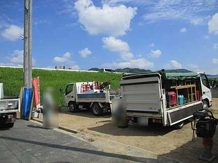 西区福島町２丁目の前面道路含む現地写真