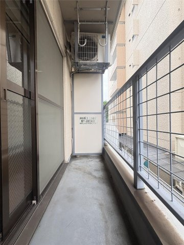熊本市中央区新屋敷３丁目の賃貸マンションのバルコニー