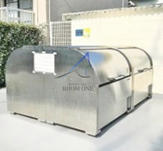 市ヶ谷加賀町アパートＤ棟のその他共用部分|敷地内ごみ置き場です。