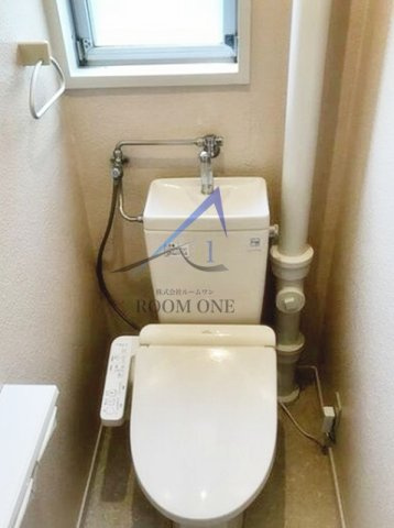 市ヶ谷加賀町アパートＤ棟のトイレ|トイレです。