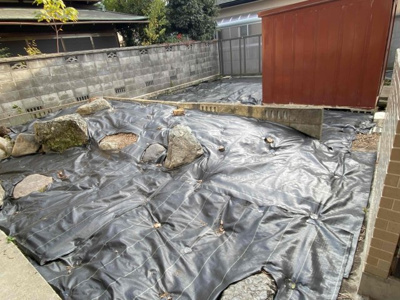 【庭】 | 豊郷町沢貸家 | たまにはお庭で休日を過ごしてみるのもよいかもしれません