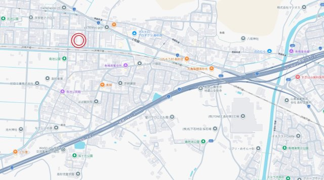 高砂市阿弥陀町北池2期（全2棟）2号棟の地図
