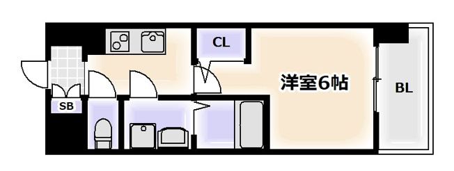 【間取り】 | エスリード難波VALORE