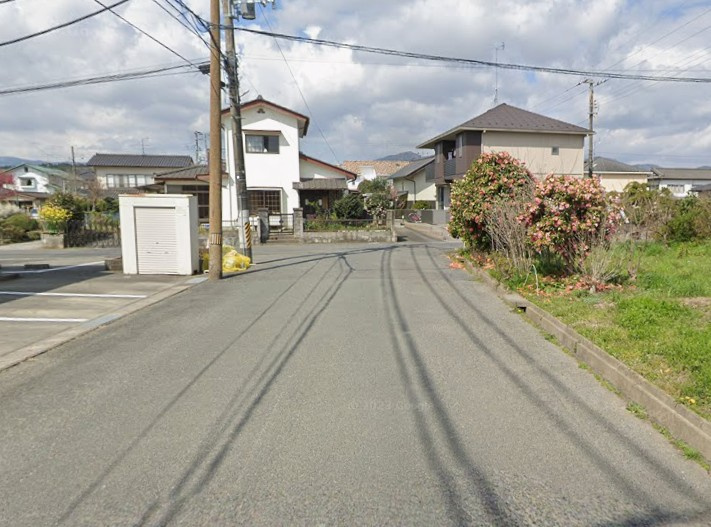 【新築戸建】　いわき市平下平窪第12　長期優良住宅の前面道路含む現地写真|北側4ｍ公道