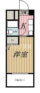 ロザール東千葉の間取り