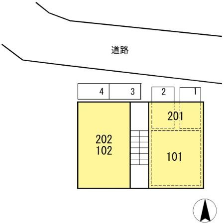 ローズハイツの区画図