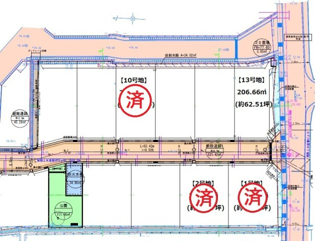 菊陽町久保田の土地図