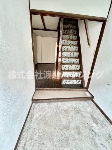 箕面市西小路4丁目テラスハウスの玄関