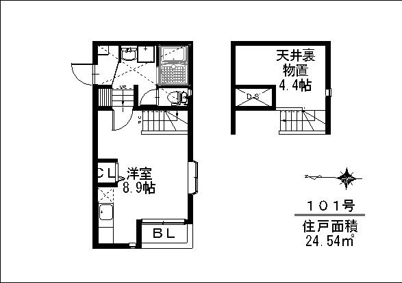 【間取り】 | エルソール竹下　★プライスホームなら仲介手数料が割引価格です！★