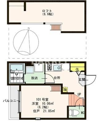 メゾン ティエドゥールの間取り